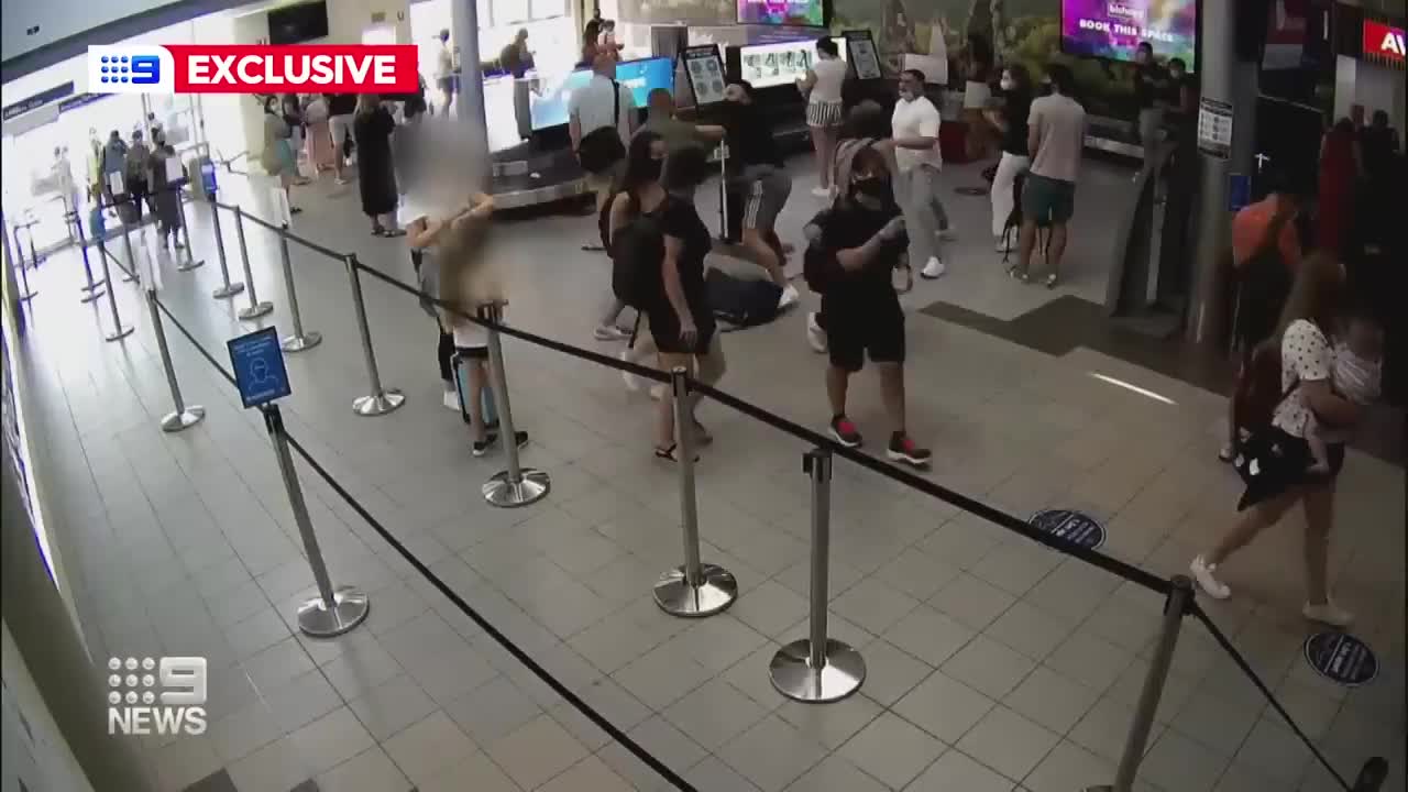 Brawl breaks out at airport