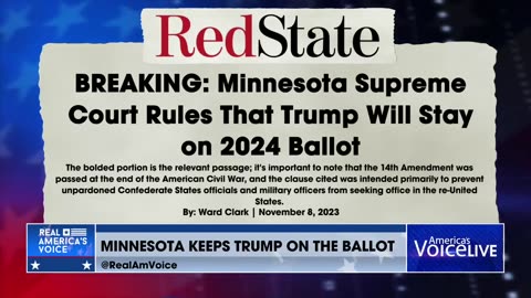 MINNESOTA KEEPS TRUMP ON THE BALLOT