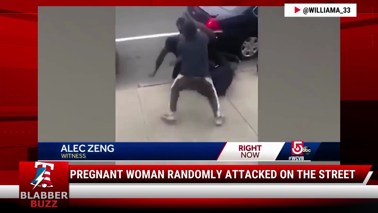 Pregnant Woman Randomly Attacked On The Street