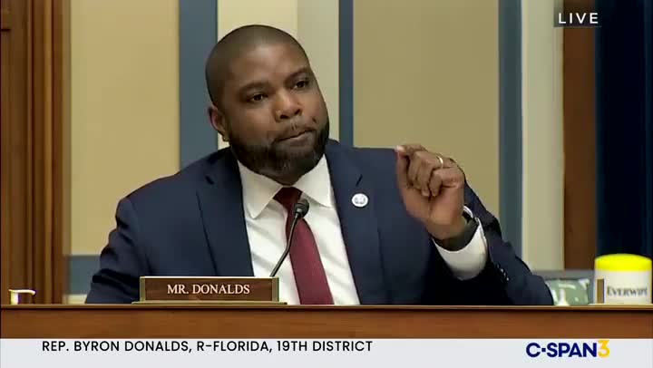 Byron Donalds Chews Out Corrupt Congress