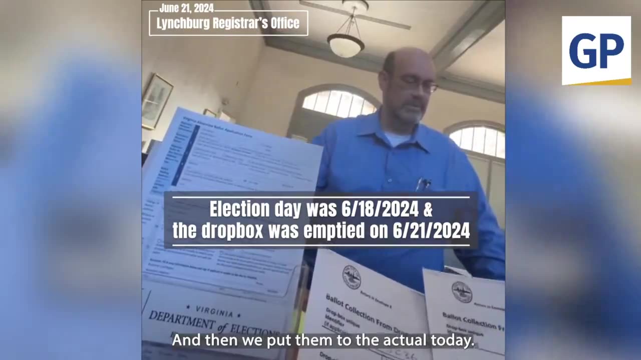 Hidden camera video shows Lynchburg, Virginia election officials admitting to fraud.