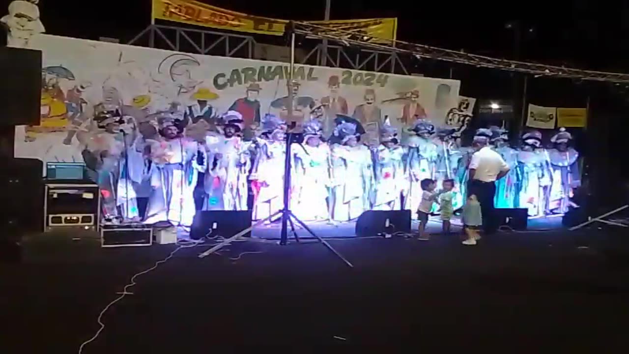 Murga LOS AUTÉNTICOS PIERRTOS - Tablado EL CURUGUA, Tacuarembó, Uruguay (08/02/2024)