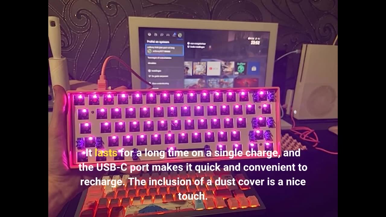 Akko 3098B RGB Mechanical Gaming Keyboard, Multi Modes