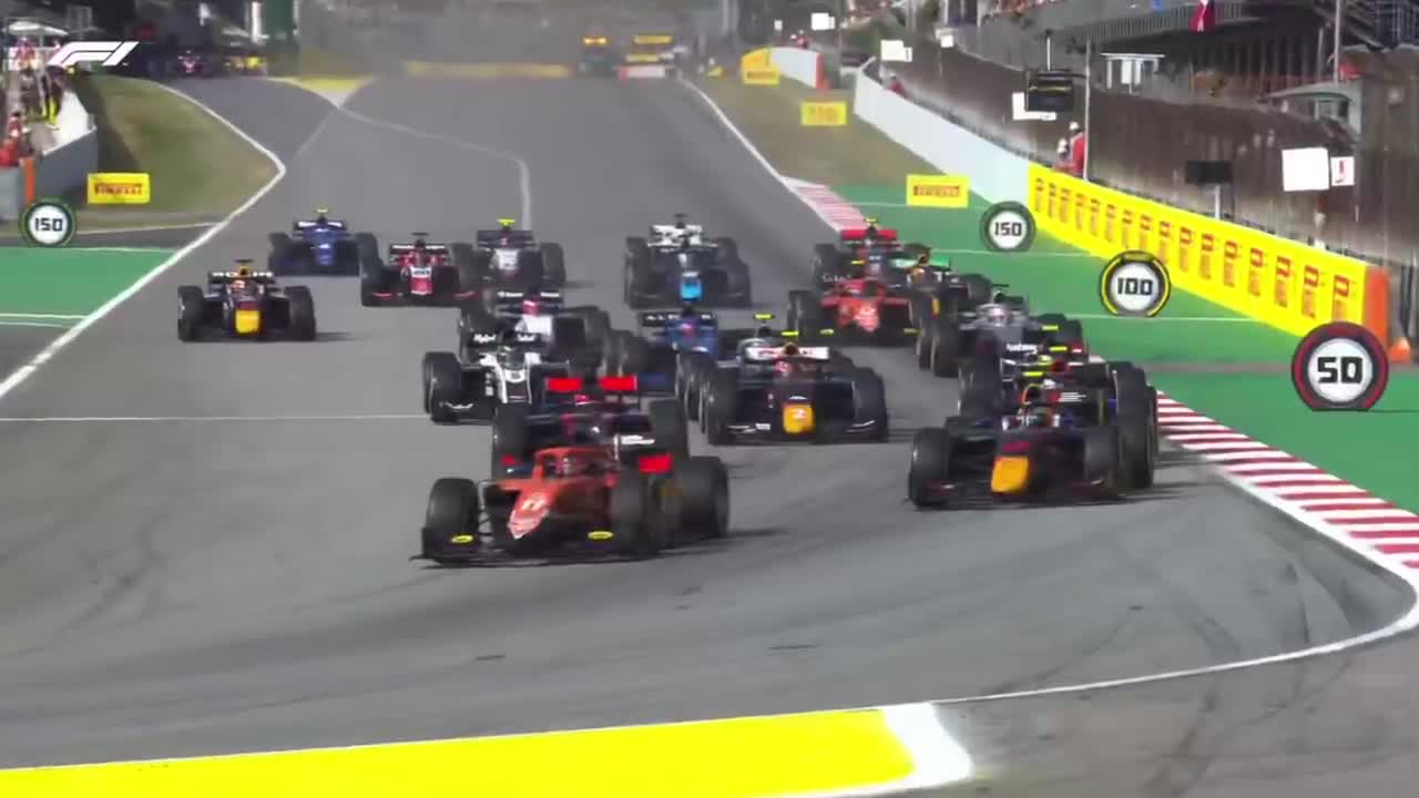 DRUGOVICH VENCE CORRIDA SPRINT DA FORMULA 2 | É O BRASIL NO PÓDIO! GP DA ESPANHA - F2