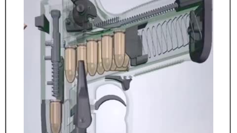 Mechanism in a inside gun