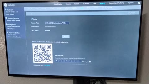 Accessing QR code