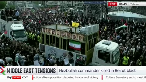 Middle East tensions- Funeral held for Hamas leader Ismail Haniyeh