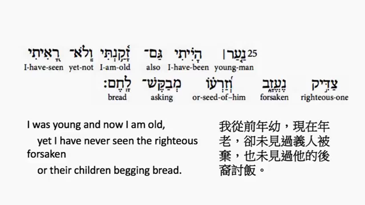 psalm 37 in hebrew _ salmo 37 en hebreo