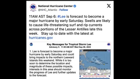 HAARP IS ON OVERDRIVE! - ANOTHER 'UNPRECEDENTED' HURRICANE IS ON IT'S WAY!
