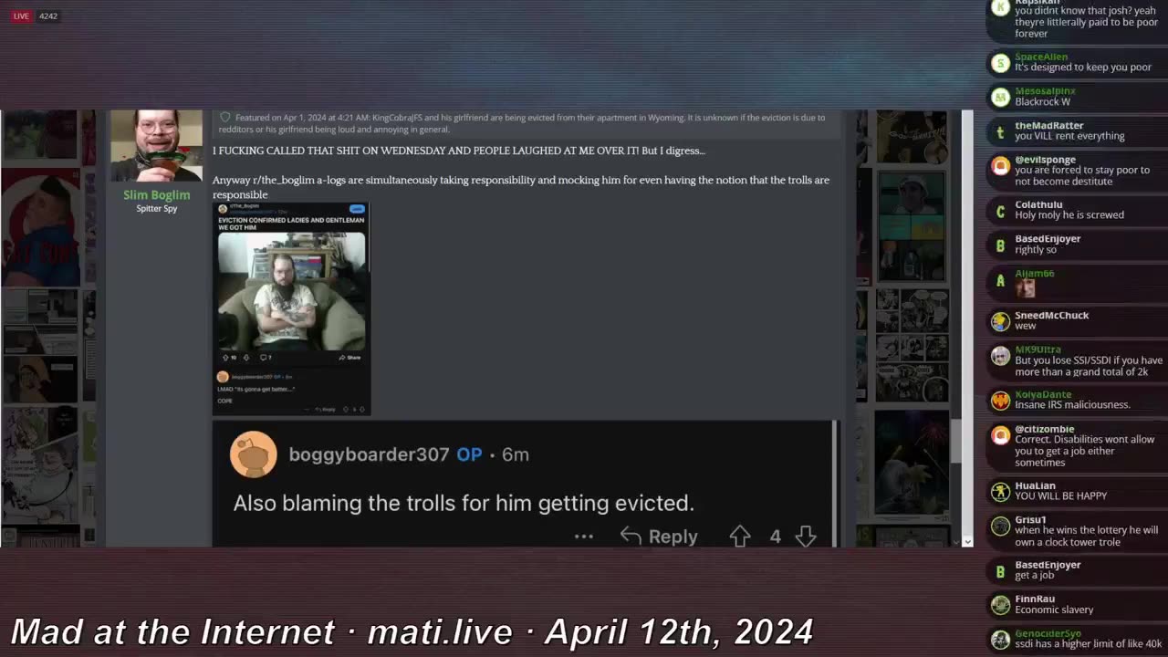 KingCobra gets evicted - Mad at the Internet