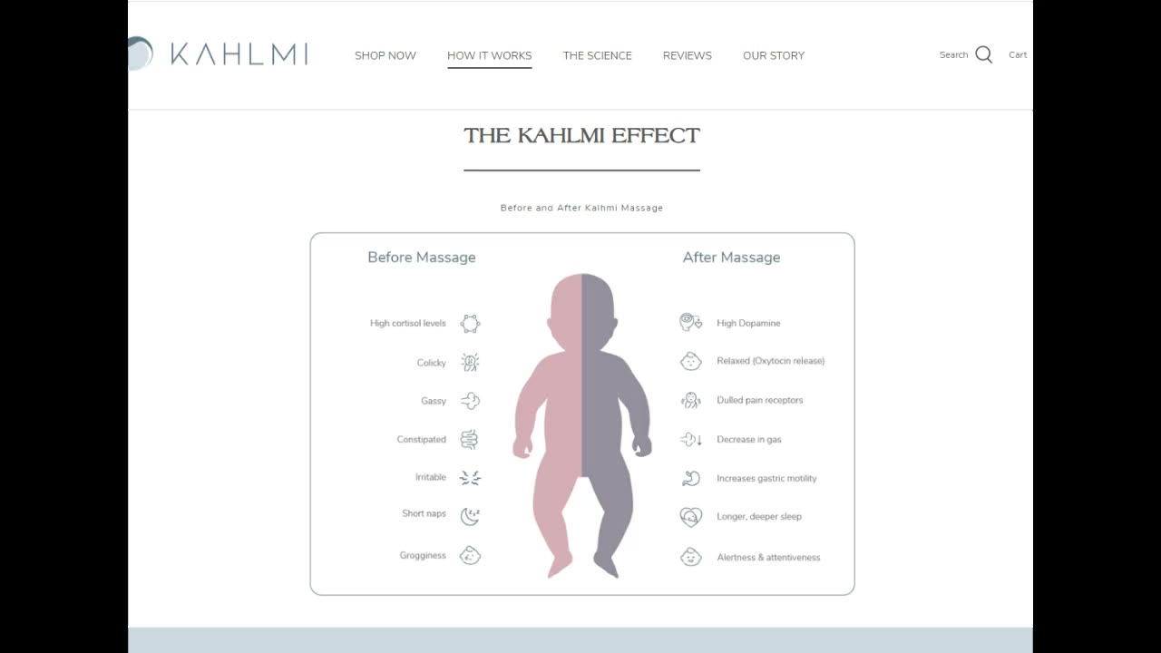 Elina Furman, Certified Infant Massage Instructor and founder of the Kahlmi baby massager.