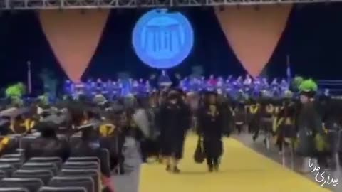 students of the American University of #Virginia who walked out of the graduation ceremony