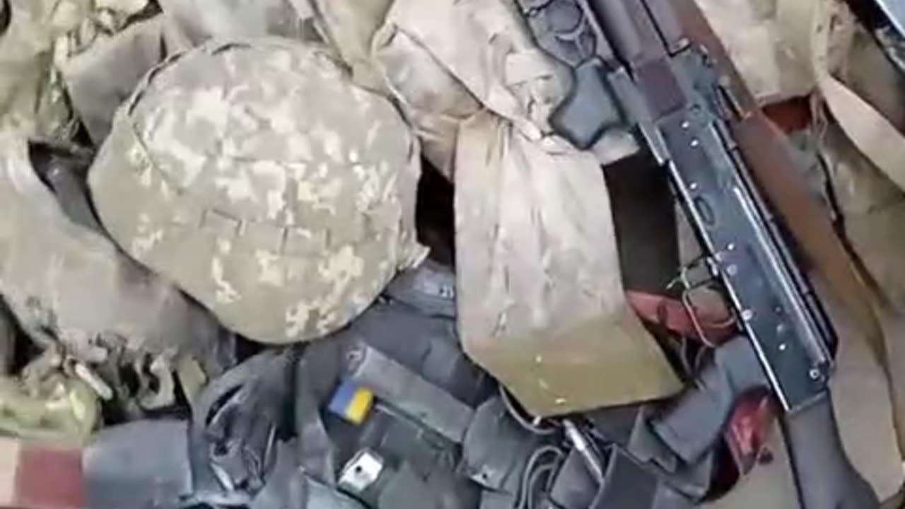 Equipment of the destroyed APU soldiers from Bakhmut