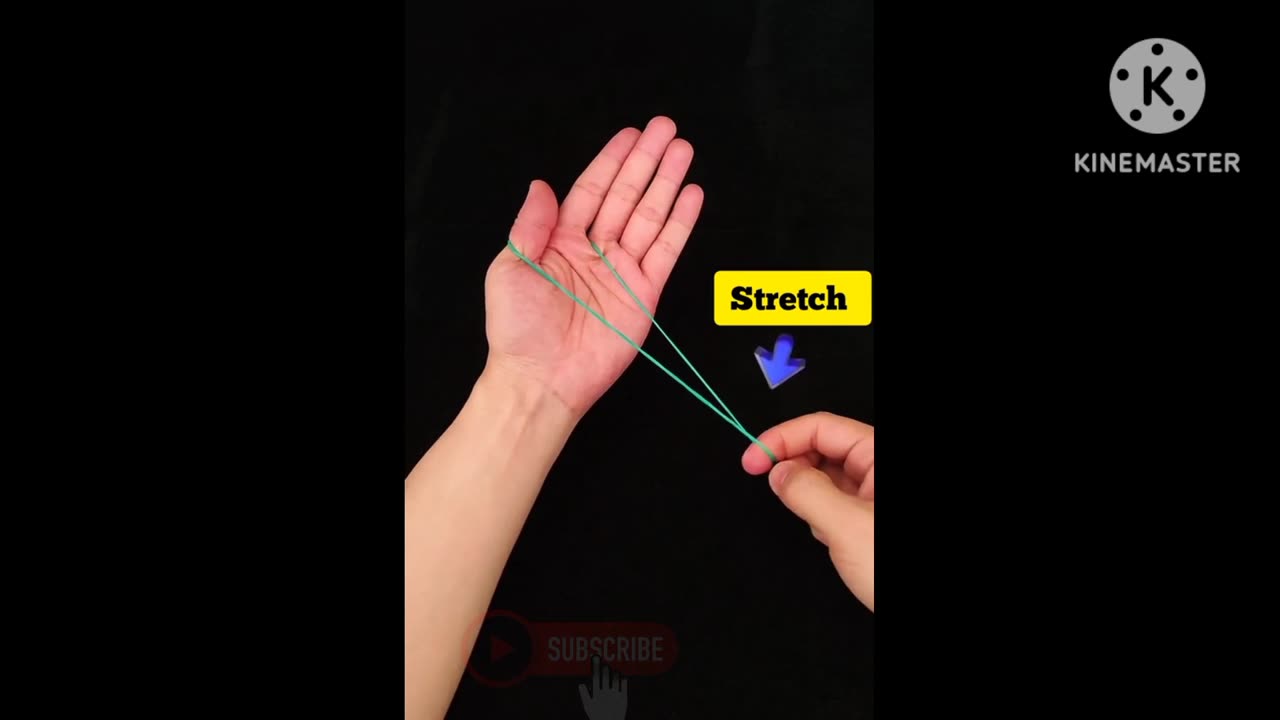 Rubber band magical tricks for beginners.