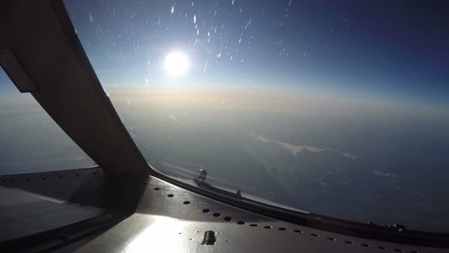 2020-4-19, B767 Sunrise Over Missouri Through Landing Allentown (ABE)