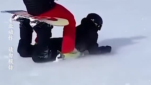 Very funny skiing