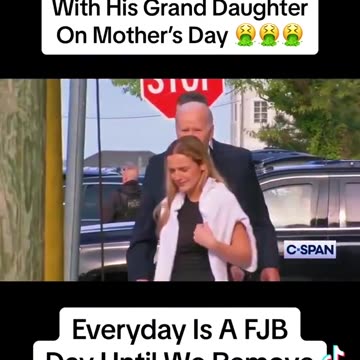 Creepy Sleepy Joe with his grand daughter on Mother's Day🤮