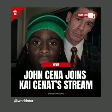 Kai cenat invite John Cena to twitch live 10/31/24