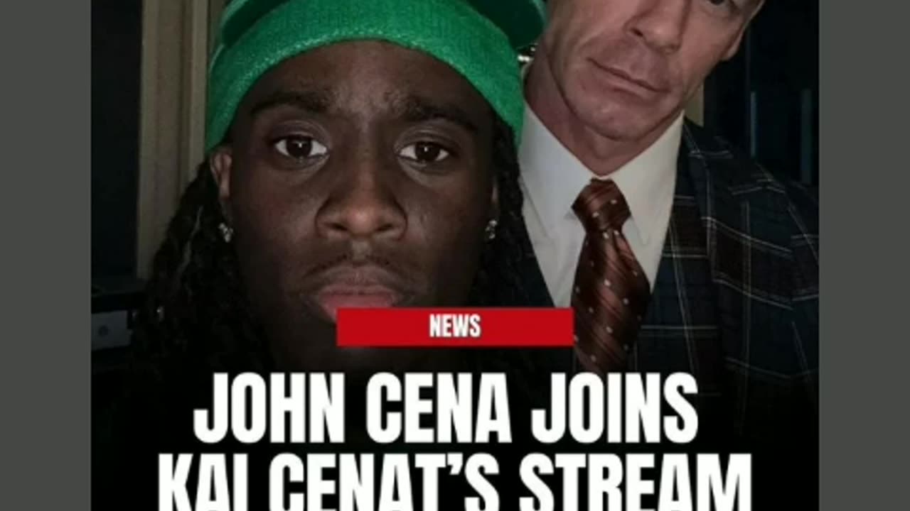 Kai cenat invite John Cena to twitch live 10/31/24