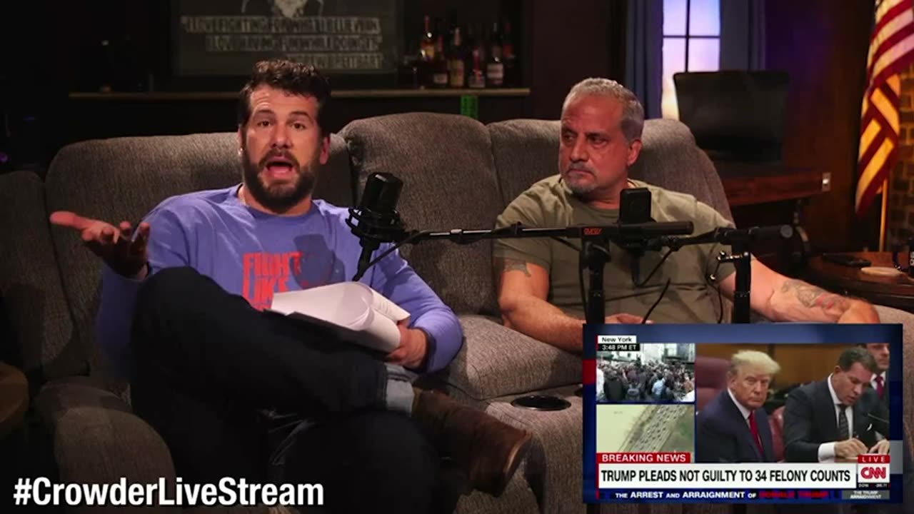 Rekieta Law talks Trump Charges #34 Felonies with Crowder on Louder With Crowder