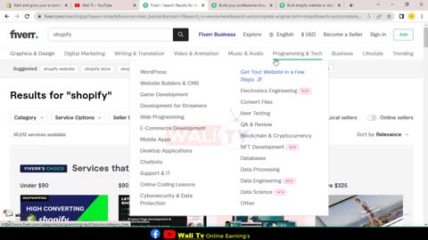 Make Money Online in 2022 || Shopify store building || Fivers || Freelancing || Wali Tv