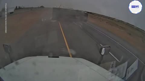 Motorhome collides with semi-truck in terrifying collision