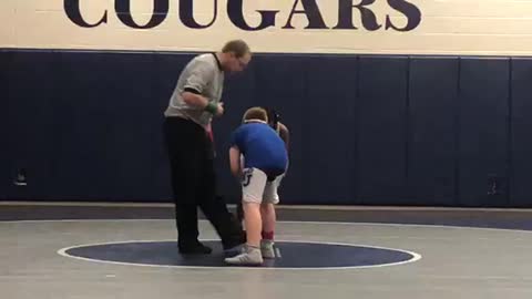 When he makes his first pin!