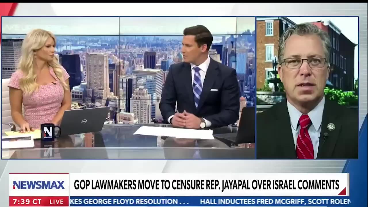 Andy Ogles Joins Newsmax Calling For Jayapal Censure