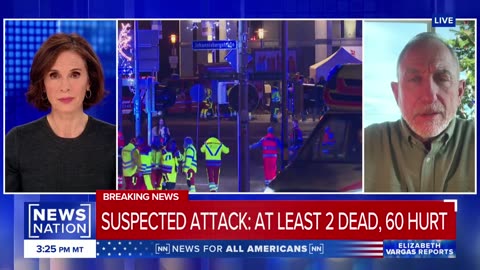 At least 2 dead and 60 hurt after a car drives into a German Christmas market in a suspected attack