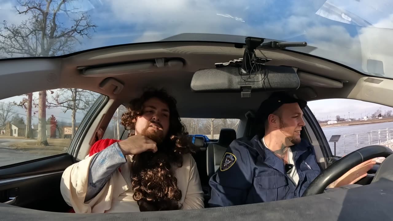 Jesus and Officer Wang Hunglo Cruise around town!