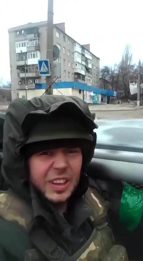 Ukrainians Flying Through Bakhmut