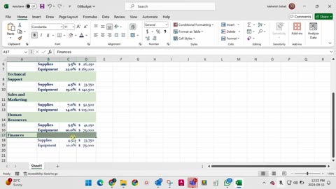 Excel Level 01 | Chapter 03 | Assessment 03