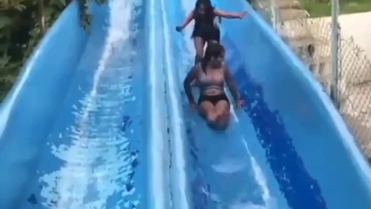 Don't Stop On A Water Slide