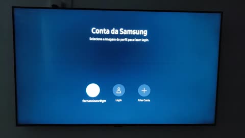 Como criar conta nas TVs Samsung (Samsung Account)