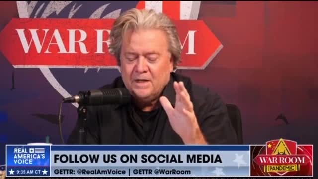 Bannon is on Fire Today!