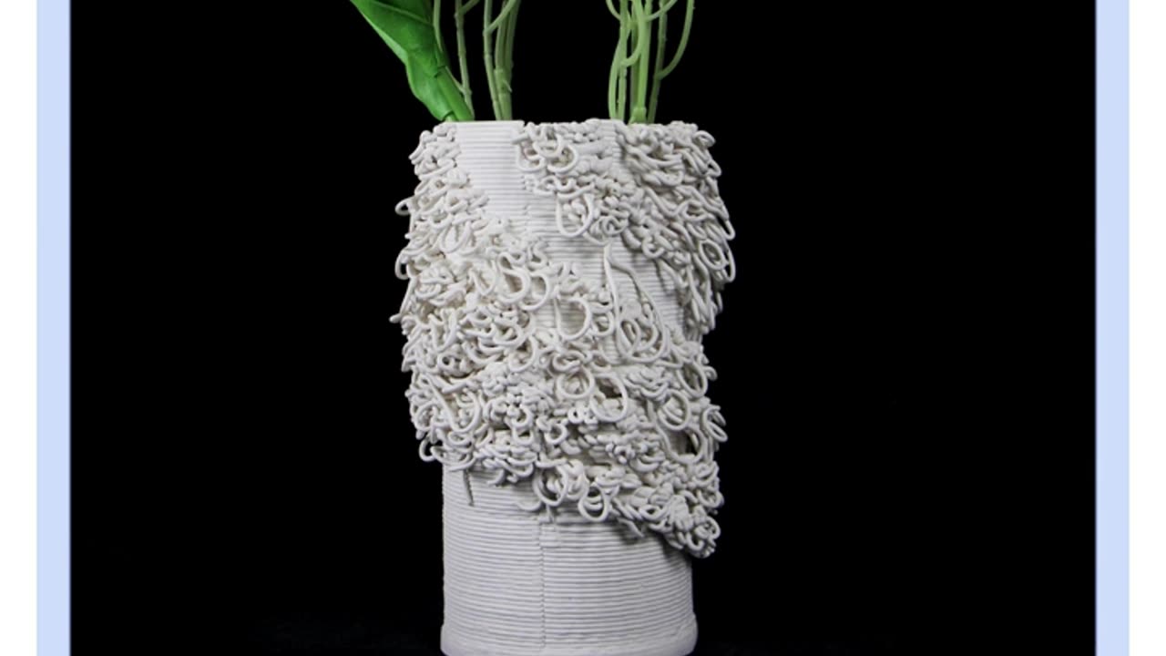 How to enhance happiness at home，Just put a vase on it #sla3dprinter