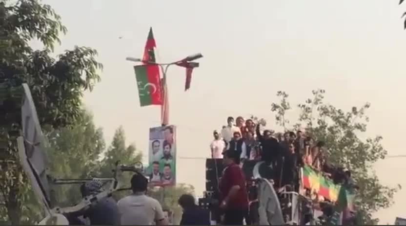 Imran Khan shoot down video