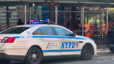 Look at the screen on the police car! (Yesterday morning)
