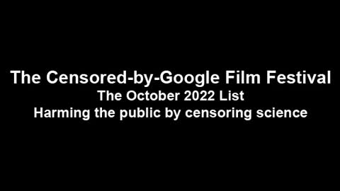 The Censored-by-Google Film Festival - October 2022