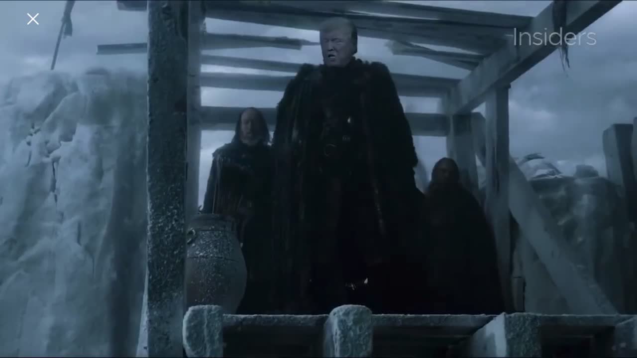 Trump Game of Thrones mime