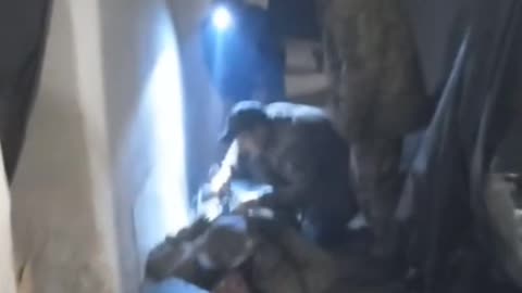 Ukrainians in Artyomovsk basement.