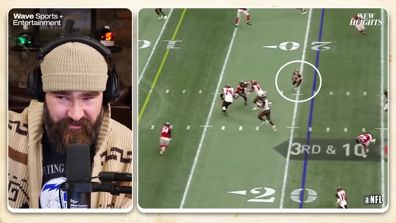 “You can’t do this, but Jameis can” - Travis and Jason break down HEATED Saints-Falcons ending