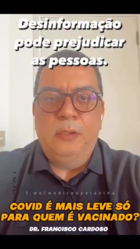 Chega de politização e desinformação nessa pandemia.