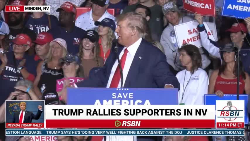 ~FULL SPEECH~President Donald Trump Holds SAVE AMERICA Rally in Minden, NV - 10/8/22