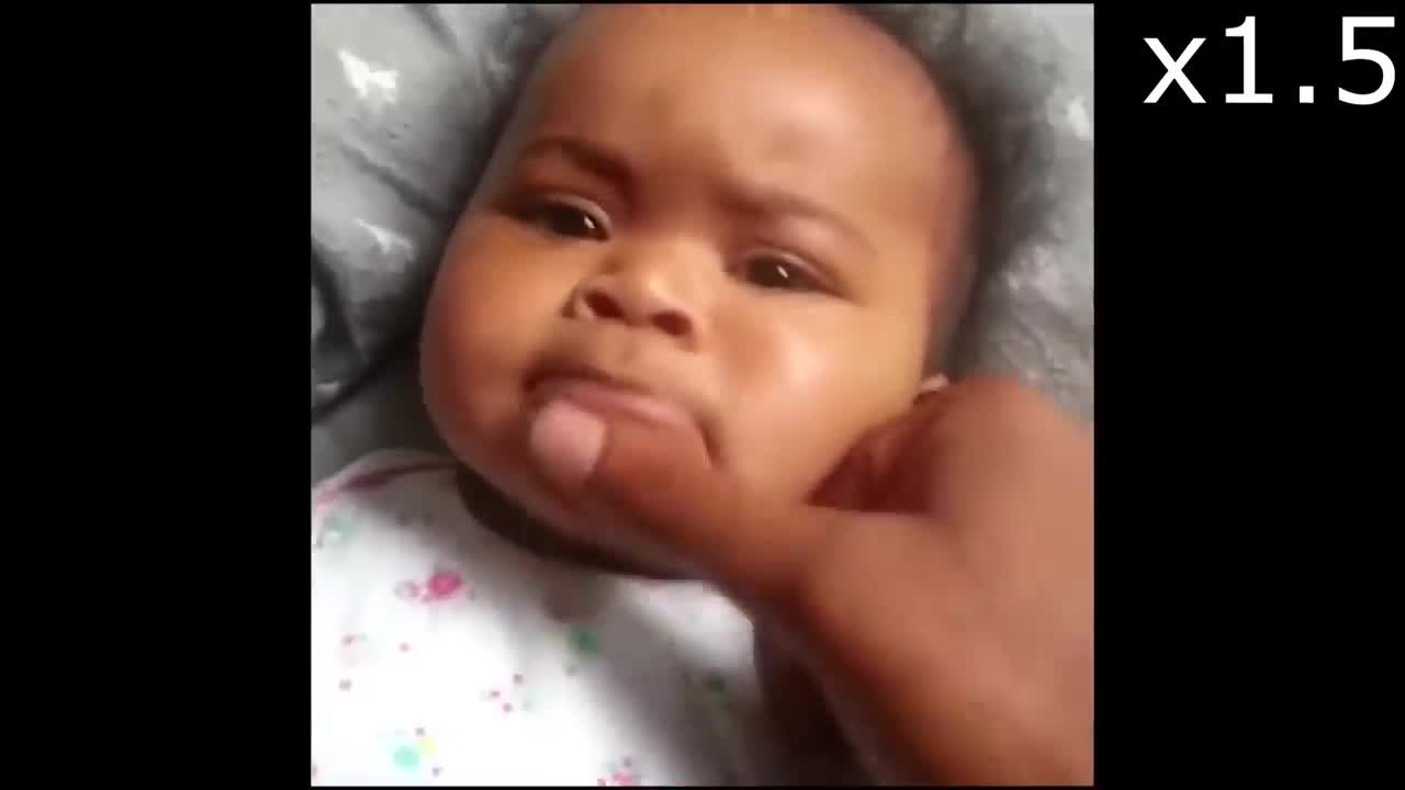 A Beatboxing Baby 999x speed meme