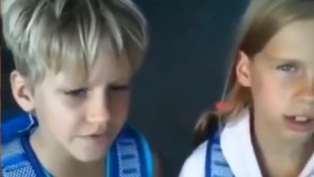 Young siblings explain eating babies