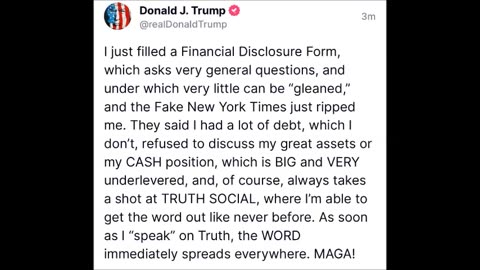 Mr T - Financial Disclosure