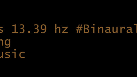 binaural_beats_13.39hz_BinauralTranquilSounds AudioSphereMindBalance AudioSphereMindfulRelaxation