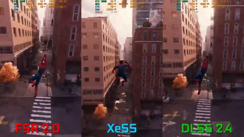 Spider-Man Remastered PC 4K XeSS vs FSR 2.0 vs DLSS 2.4 Comparison RTX 3080 i7 10700F