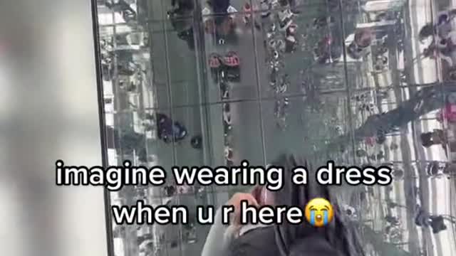 imagine wearing a dress when u r here
